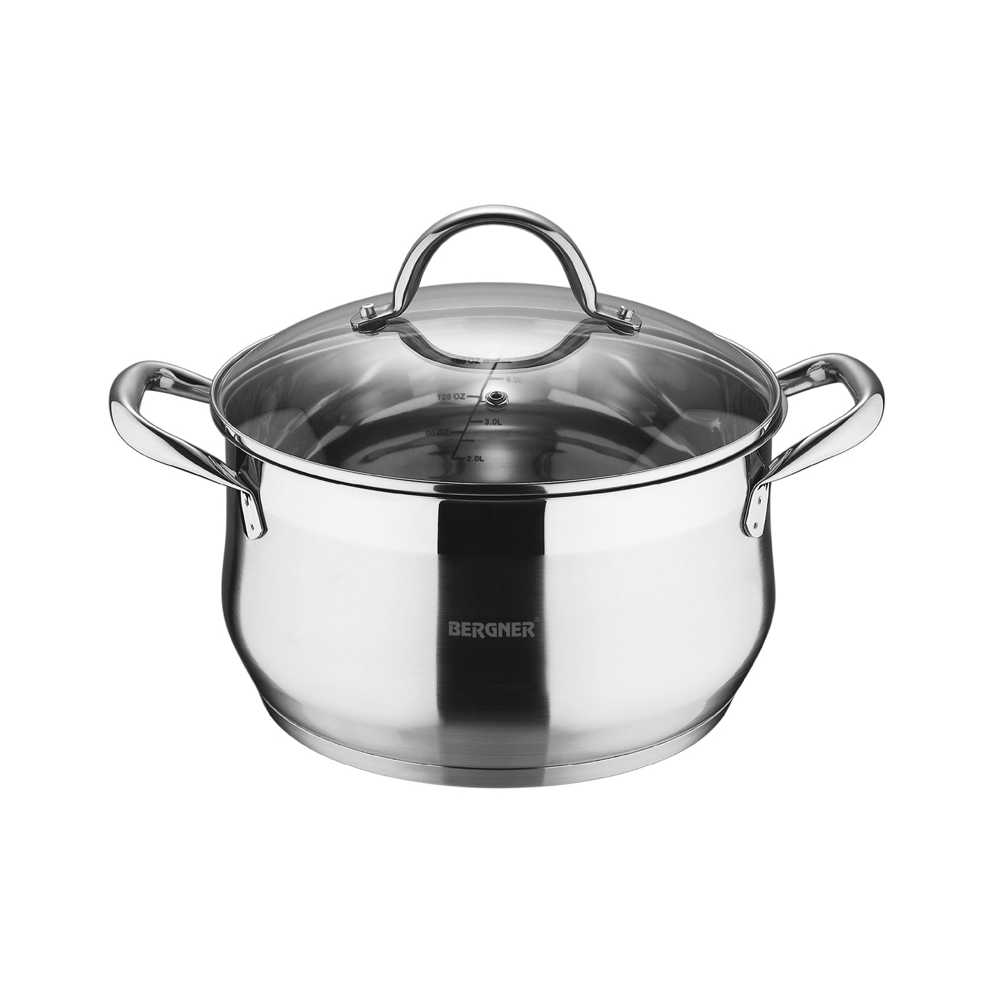 Batería de cocina Bergner de acero inoxidable 8 piezas - Gourmet (5)